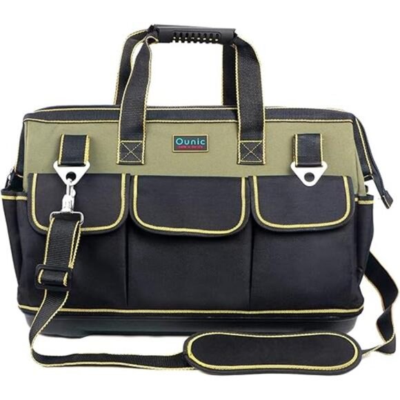 Tool Bag, Ounic 20 Inch Large Heavy Duty With Wide Mouth and Waterproof Strong - Picture 7 of 7
